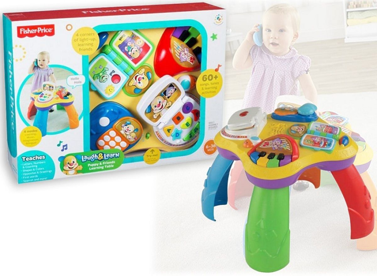 Fisher price laugh and learn puppy and friends learning table online