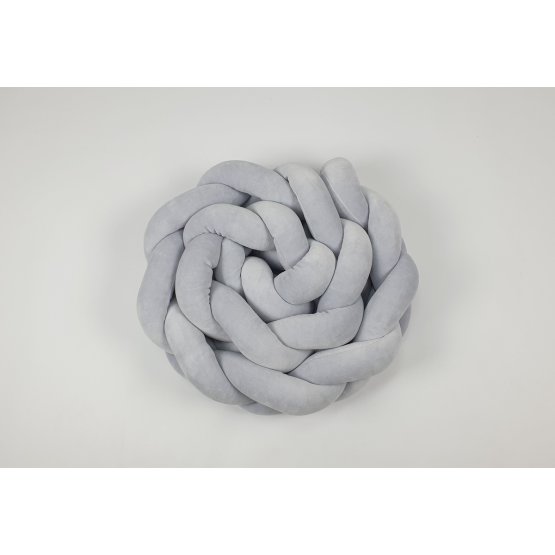 Braided guardrail 240 cm - gray