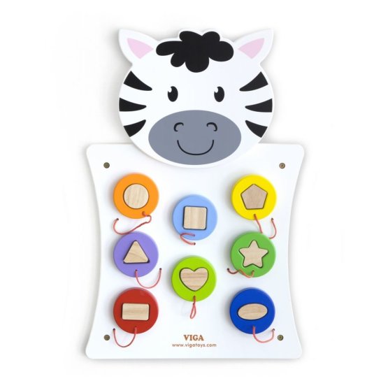 Educational wall toy - Zebra