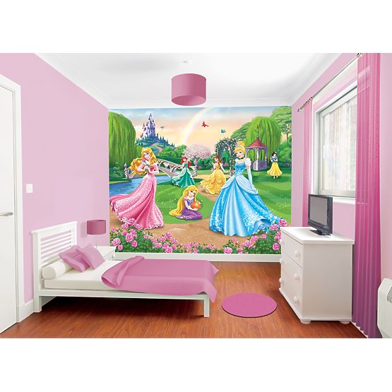 3D Princess Wall Mural