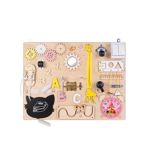 Activity board Giraffe - natural