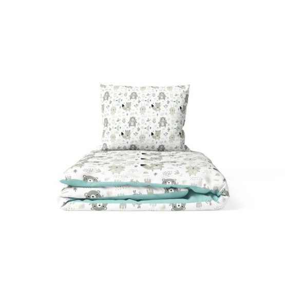 Bed linen Animals - mint