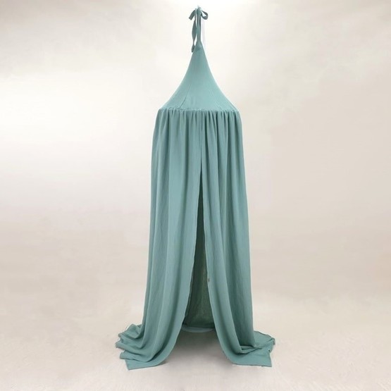 Muslin canopy - green