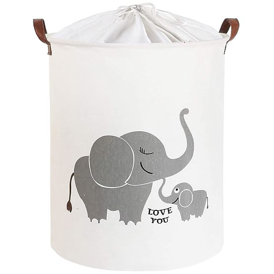 Toy Basket - Elephants