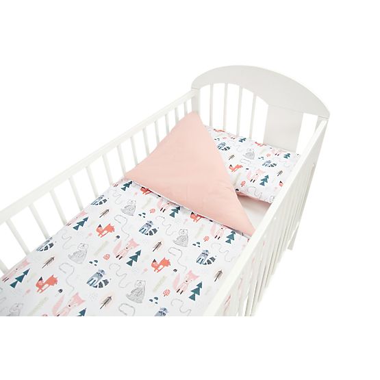 Bed linen Fox - pink