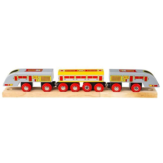 Bigjigs Rail Eurostar Express + 3 tracks