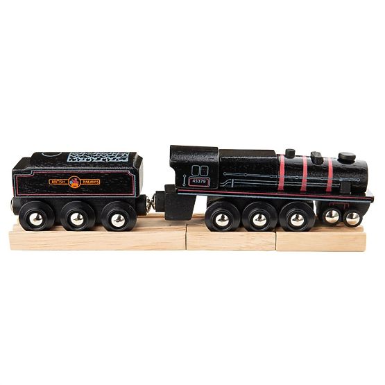 Bigjigs Rail Wooden replica of the Black 5 engine locomotive