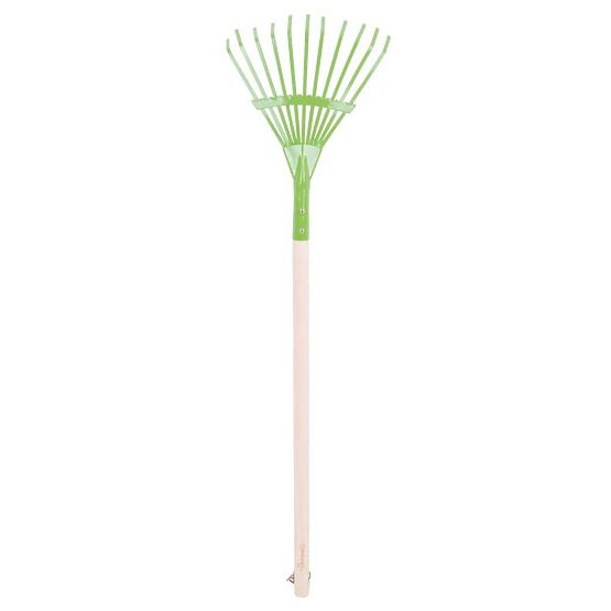 Bigjigs Toys Green Leaf Garden Rake