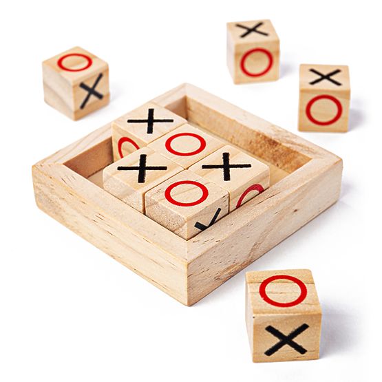 Bigjigs Toys Wooden tic-tac-toe blocks