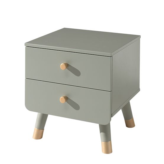 Billy bedside table - olive green