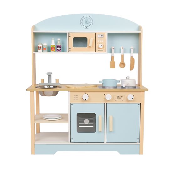 Blueberry - Wooden Kitchen with Accessories