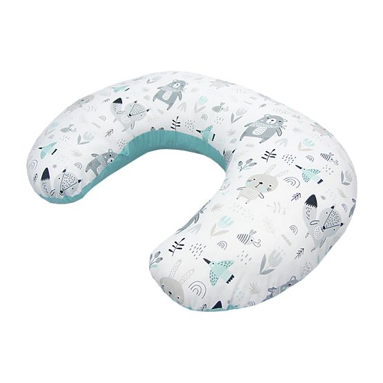 Breastfeeding pillow Animals - mint