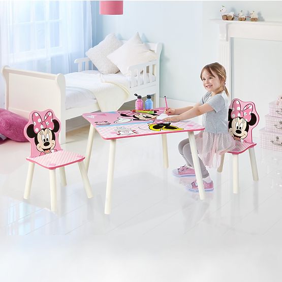 Children's Table with Chairs Minnie Mouse