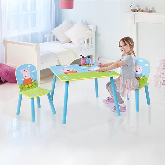 Children's Table with Chairs Peppa Pig