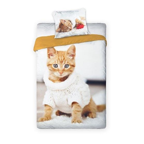 Children's bedding 140x200 cm + 70x90 cm Kitten