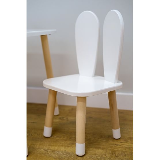 Children's chair - Eyelet - white