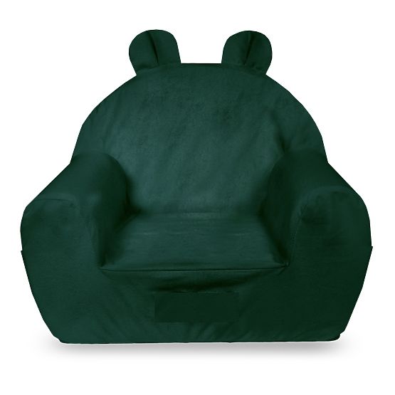 Children's Armchair with Ears - Dark Green