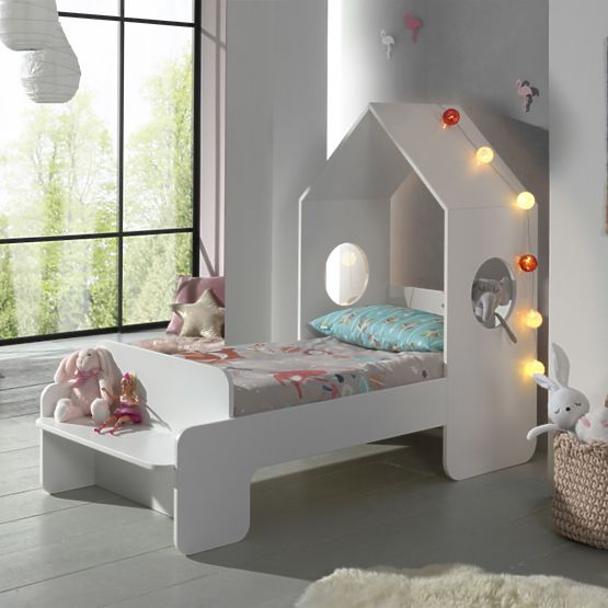 Children's House Bed Casami - White