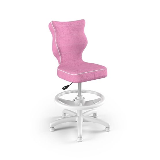 Children's Ergonomic Chair for Desk Adjusted to Height 119-142 cm - Pink