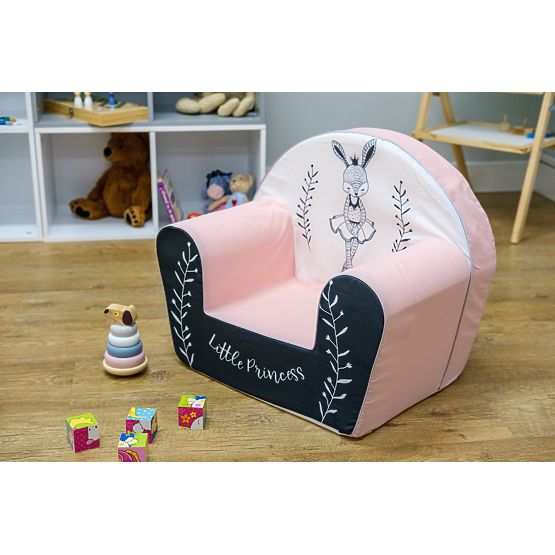 Children's chair Bunny Ballerina - white-pink