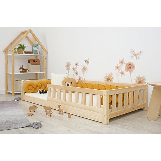 Children's Low Bed Montessori Meadow - Natural