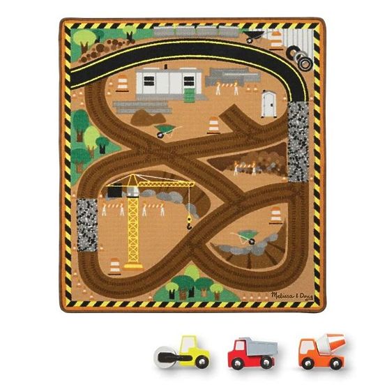 Children's play mat Construction site