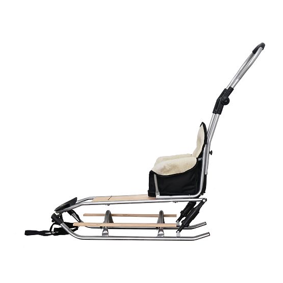 Children's sled with seat - Black