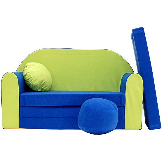 Children's Sofa Blue-Green