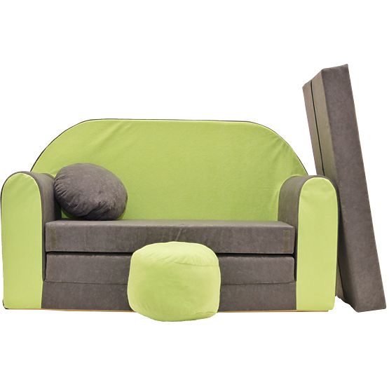 Children's Sofa Forest - Green and Gray