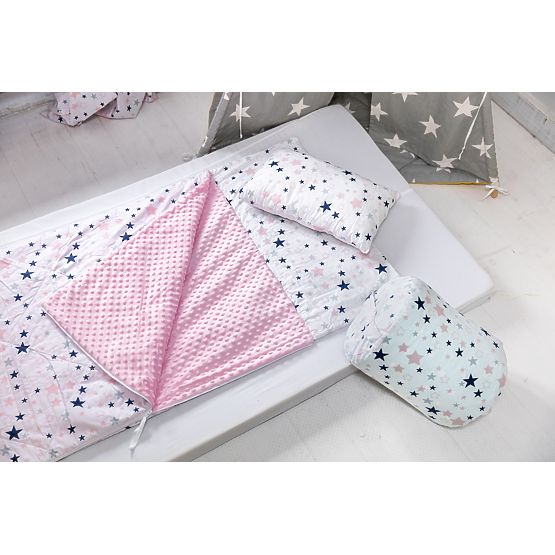 Children sleeping bag with pad Stars 43