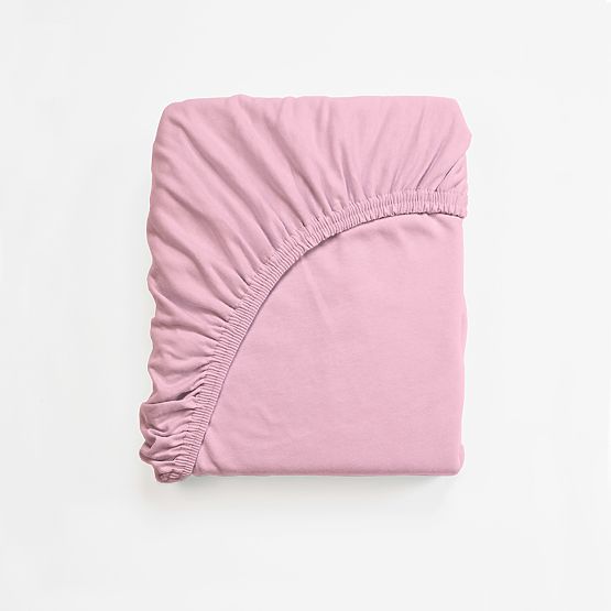 Cotton bed sheet 160x80 cm - pink