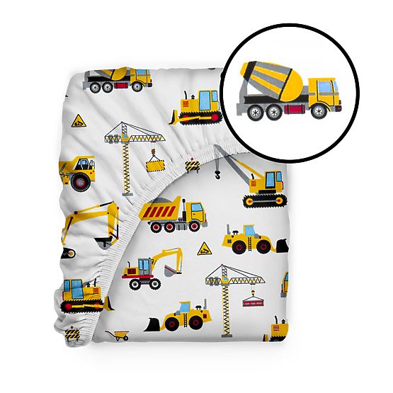 Cotton Sheet - Construction Machines