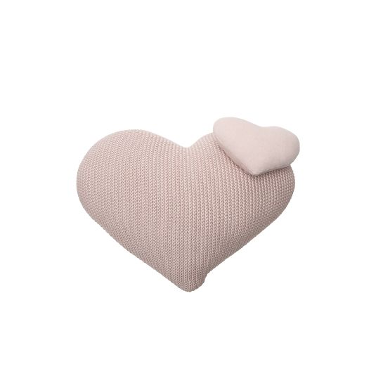 Decorative knitted pillow - Love