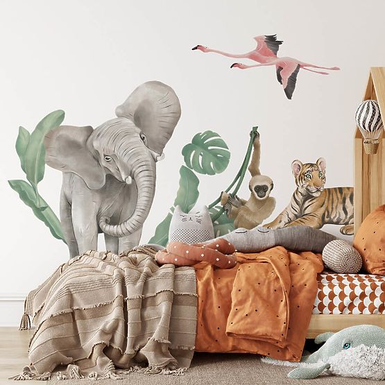 Elephant wall stickers