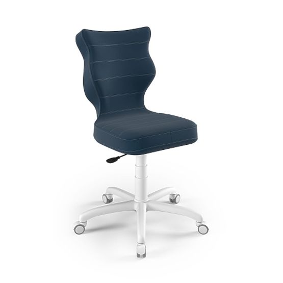 Ergonomic Desk Chair Adjusted for Height 159-188 cm - Navy Blue