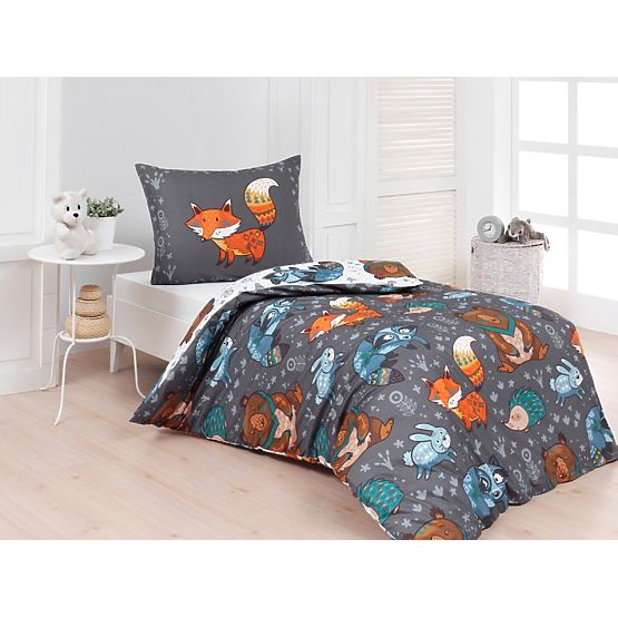 Foxie children's bedding - 140 x 200 cm + 70 x 90 cm