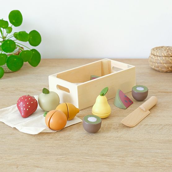 Fruiti - Wooden fruit - slicing