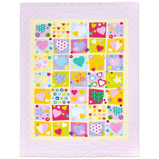 HEARTS Children's Bed Throw