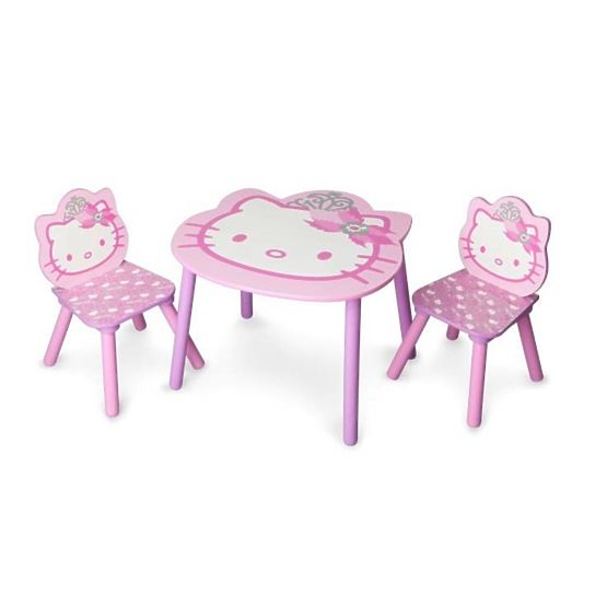 Hello Kitty Children's Table with Chairs