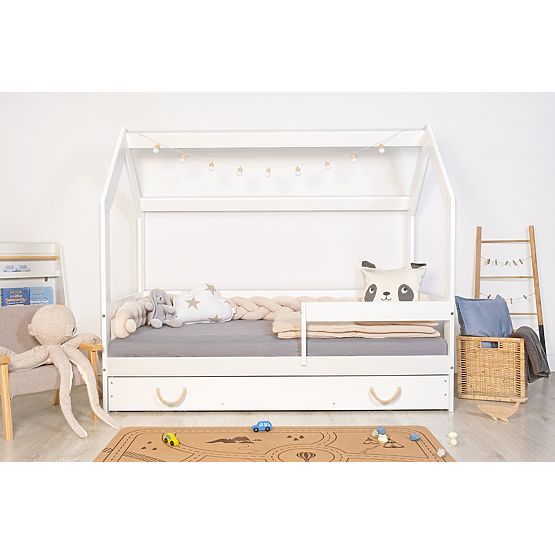 House Bed Lucky 160x80 - White