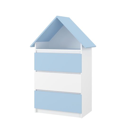 Sofie House-Shaped Dresser - Blue