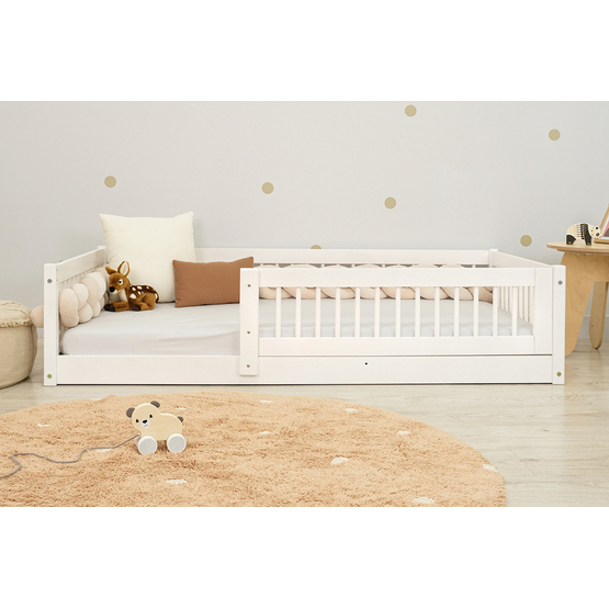 Low bed for children Montessori Ourbaby Plus - white