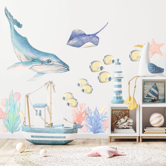 Wall stickers Animals from the oceans