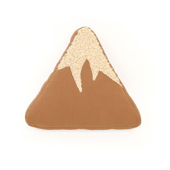 Muslin Pillow Ourbaby 28x30 cm Mountains - Toffee