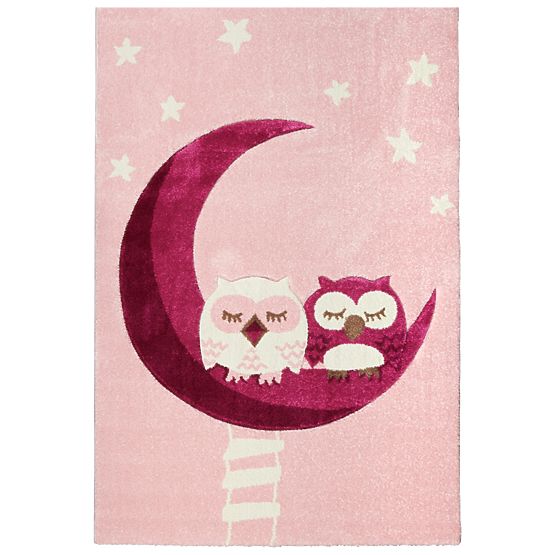 Pink Owls Children's Rug