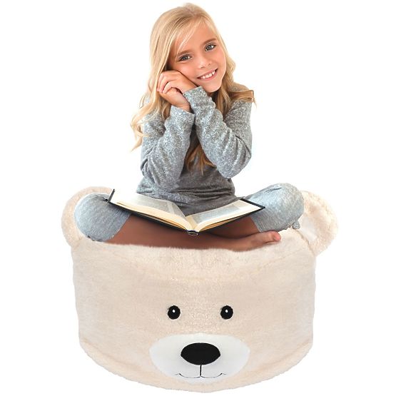 Plush Ottoman - Bear