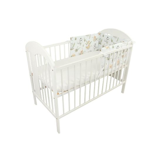 Protective guardrail 180 for Jungle cot - white