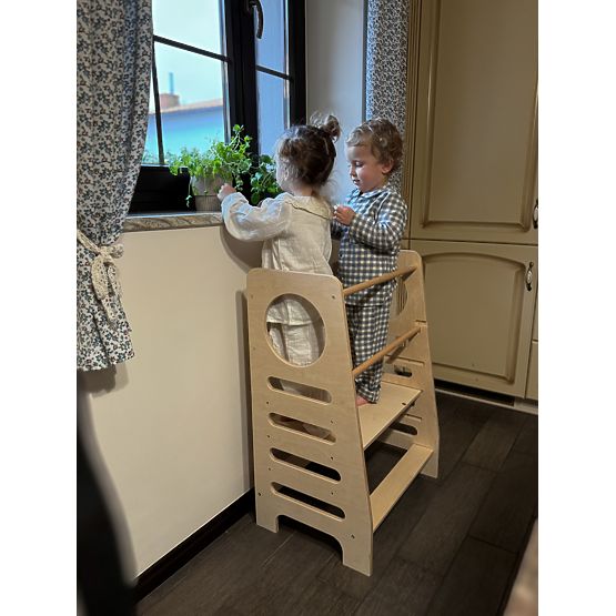 Sibling Learning Tower DOUBLE M - Natural