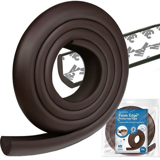 SIPO Protective tape for furniture edges, brown - 1 pc