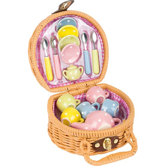 Small Foot Picnic case tea party 17 pieces